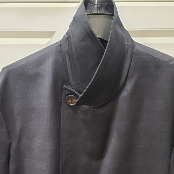 BALENCIAGA CHECK HIGH COLLAR JACKET (UNISEX) - Picture 3 of 14